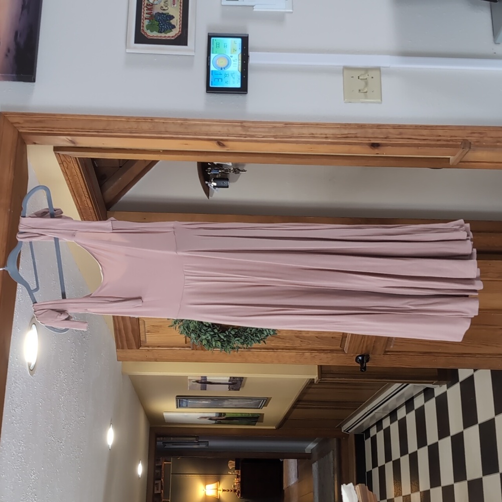 Reformation Edita Dress - Pink - Medium - Tie Sleeve with pockets - Picture 4 of 9